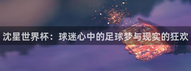 欧洲世界杯预选赛赛程：沈星世界杯：球迷心中的足球梦与现实的狂欢
